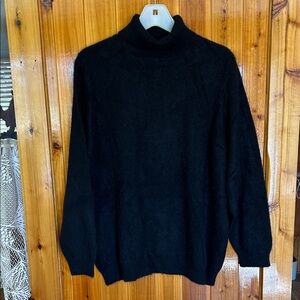 Black Womens TurtleneckSweater